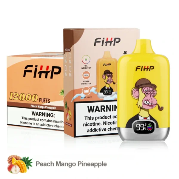 FIHP 12000 Puffs 2% 5% Χαμηλής περιεκτικότητας σε νικοτίνη επαναφορτιζόμενη μιας χρήσης στυλό Vape Μαζική Αγορά Χονδρικής - AlsoVape - 7