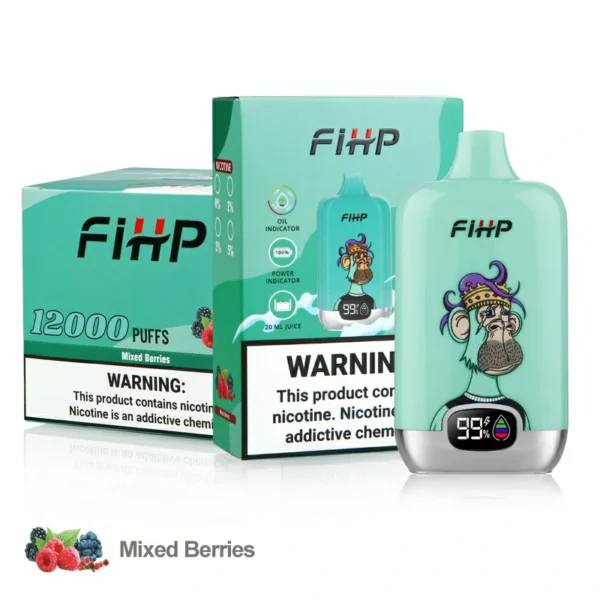 FIHP 12000 Puffs 2% 5% Χαμηλής περιεκτικότητας σε νικοτίνη επαναφορτιζόμενη μίας χρήσης στυλό Vape Μαζική Αγορά Χονδρικής - AlsoVape - 9