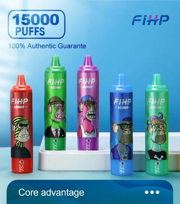 FIHP 15000 Puffs 2% 5% Χαμηλής περιεκτικότητας σε νικοτίνη επαναφορτιζόμενη μίας χρήσης στυλό Vape Μαζική Αγορά Χονδρικής - AlsoVape - 1
