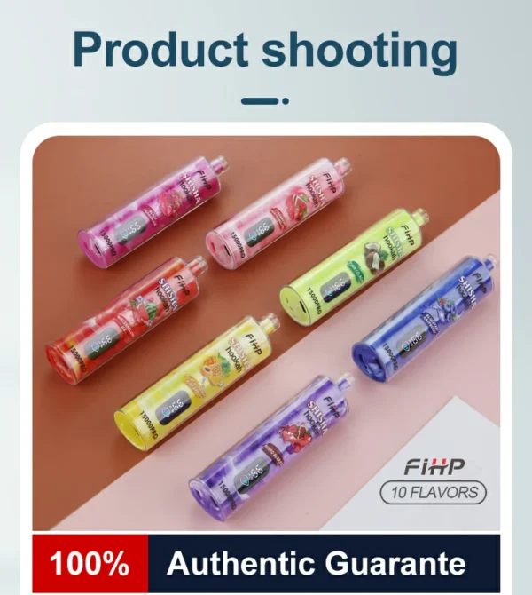 FIHP Shisha Hookah 15000 Pro Puffs 6mg Nivel scăzut de nicotină, stilou de unică folosință reîncărcabil Cumpărați cu ridicata - AlsoVape - 12