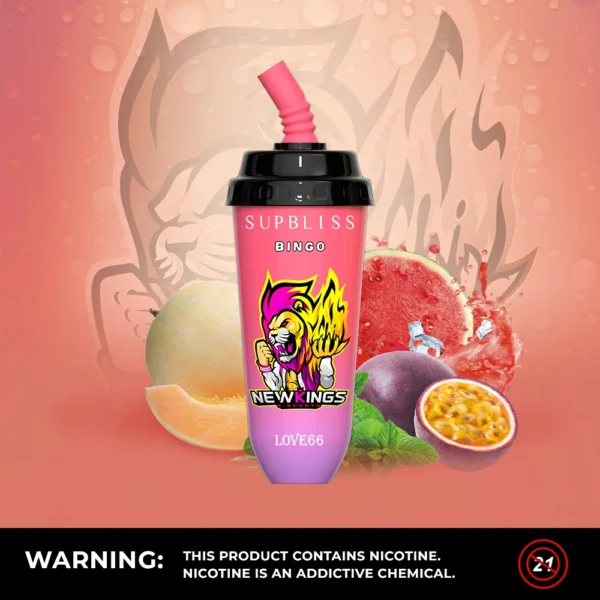 RandM Supbliss Bingo 8000 Puffs 0% 2% 3% 5% Stylo vape jetable rechargeable à faible teneur en nicotine en vrac Acheter en gros - AlsoVape - 10