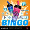 RandM Supbliss Bingo 8000 Rookwolken 0% 2% 3% 5% Oplaadbare wegwerpvapes-pen met laag nicotinegehalte Bulk Koop groothandel