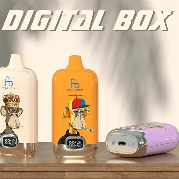 Randm Digital Box 12000 Puffs 0% 2% 3% 5% Pantalla LED baja en nicotina Recargable a granel Comprar vaporizador desechable al por mayor - AlsoVape - 1