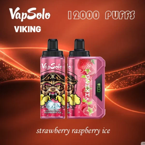 VapSolo Viking 12000 Puffs 2% 5% Vähänikotiinia Ladattava Kertakäyttöinen Vapes Pen Bulk Tukkumyynti - AlsoVape - 6