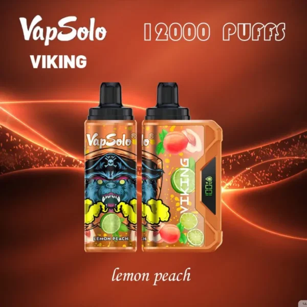 VapSolo Viking 12000 Puffs 2% 5% Vähänikotiinia Ladattava Kertakäyttöinen Vapes Pen Bulk Tukkumyynti - AlsoVape - 7