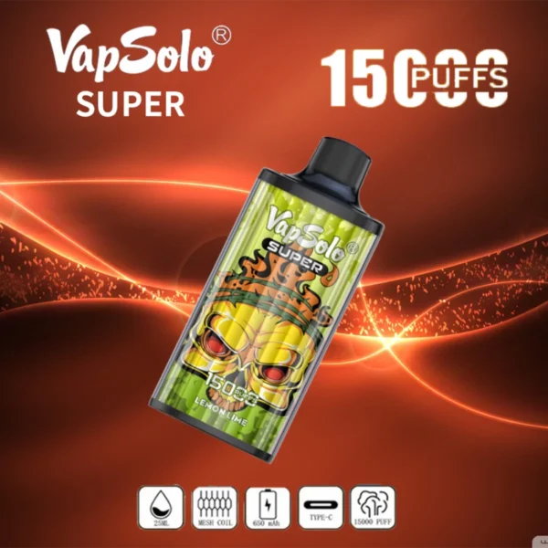 Vapsolo Super 15000 Puffs 2% 5% Bajo en nicotina a granel Compre pluma vaporizadores desechables recargables al por mayor - AlsoVape - 4