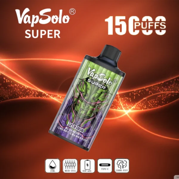Vapsolo Super 15000 Puffs 2% 5% Bajo en nicotina a granel Compre pluma vaporizadores desechables recargables al por mayor - AlsoVape - 14