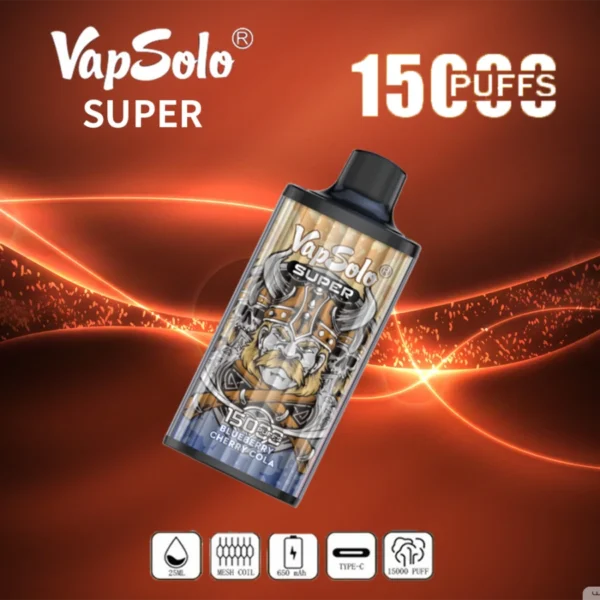 Vapsolo Super 15000 Puffs 2% 5% Bajo en nicotina a granel Compre pluma vaporizadores desechables recargables al por mayor - AlsoVape - 15