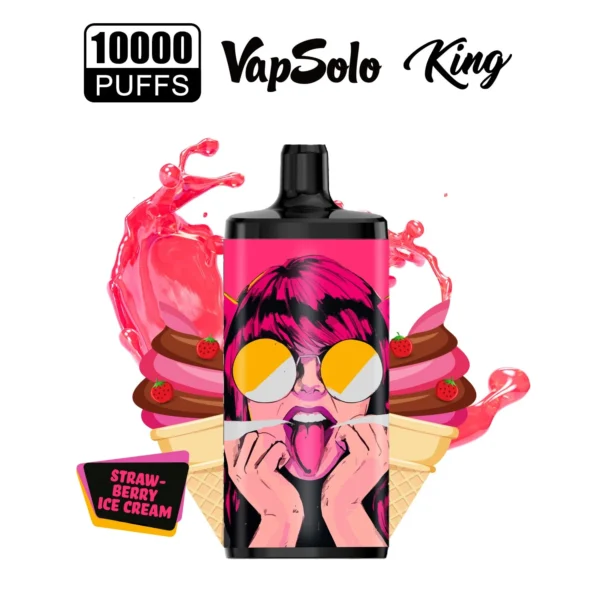 Vapsolo King 10000 Puffs 2% 5% Alacsony nikotintartalmú Újratölthető Eldobható Vapes Pen Tömeges Vásárlás Nagyker - AlsoVape - 14