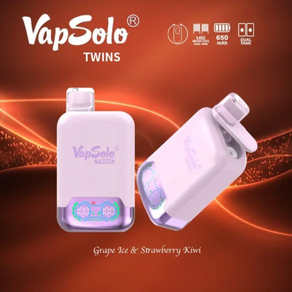 VapSolo Twins 20000 Puffs 2% 5% Low Nicotina Rechargeable Vapes Pen vrac Cumpărați cu ridicata - AlsoVape - 11