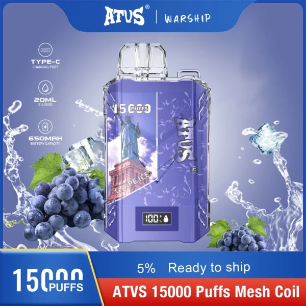 Atvs 15000 Puffs 5% Vapes desechables recargables con bajo contenido de nicotina Compra a granel al por mayor - AlsoVape - 7