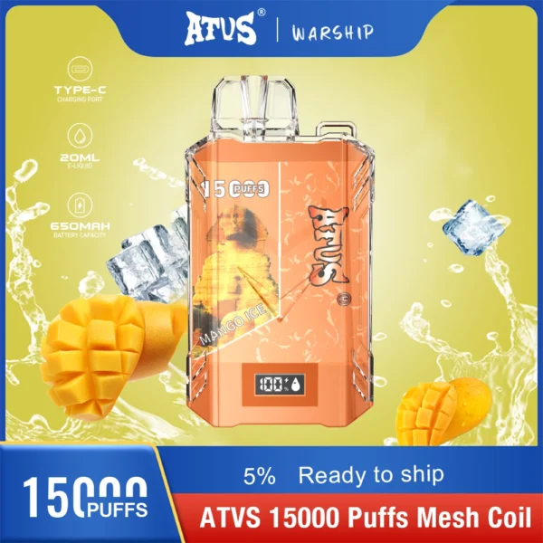 Atvs 15000 Puffs 5% Vapes desechables recargables con bajo contenido de nicotina Compra a granel al por mayor - AlsoVape - 5