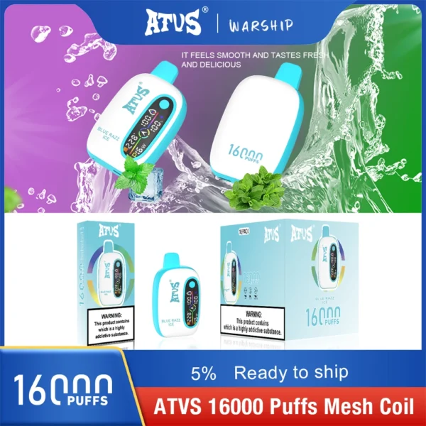 Atvs 16000 Puffs 2% 5% Vapes desechables recargables con bajo contenido de nicotina Compra a granel al por mayor - AlsoVape - 10