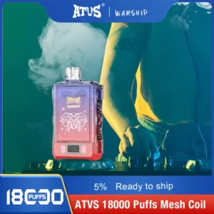 Atvs Warship 18000 Puffs 5% Låg Nikotin Uppladdningsbar Engångs Vapes Penna Bulk Köp Partihandel - AlsoVape - 12