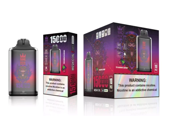 Bang Box S1 15000 Puffs 0% 2% 3% 5% Stylo vape jetable rechargeable à faible teneur en nicotine en vrac Acheter en gros - AlsoVape - 2