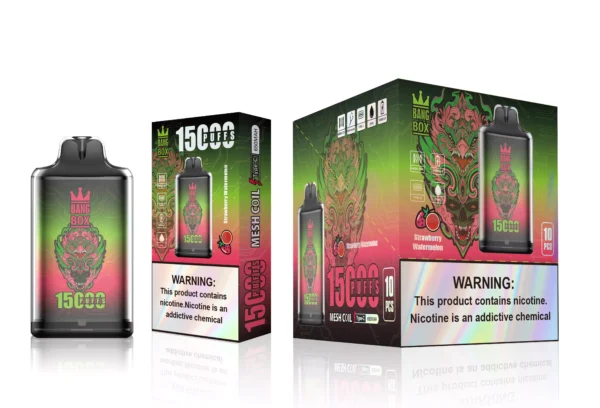 Bang Box S1 15000 Puffs 0% 2% 3% 5% Stylo vape jetable rechargeable à faible teneur en nicotine en vrac Acheter en gros - AlsoVape - 10