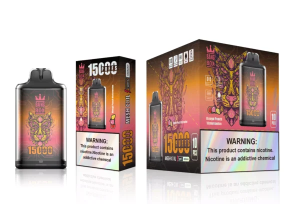 Bang Box S1 15000 Puffs 0% 2% 3% 5% Stylo vape jetable rechargeable à faible teneur en nicotine en vrac Acheter en gros - AlsoVape - 6