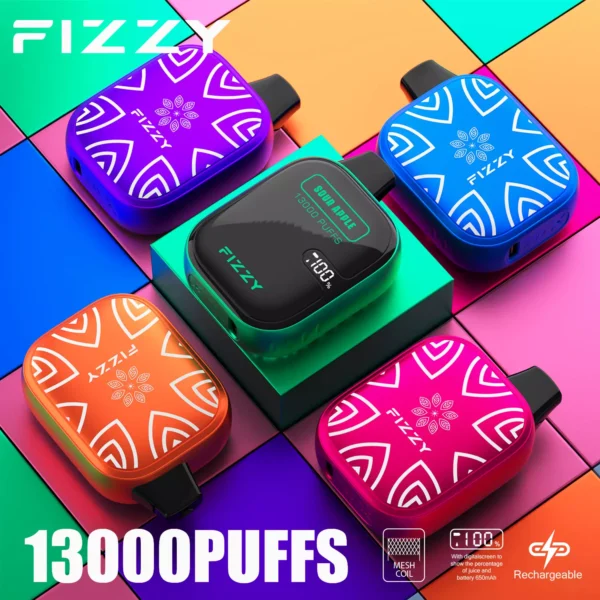 Fizzy Boom 13000 Puffs 2% 5% Penna per vaporizzatori usa e getta ricaricabile a basso contenuto di nicotina Acquista all'ingrosso - AlsoVape - 1