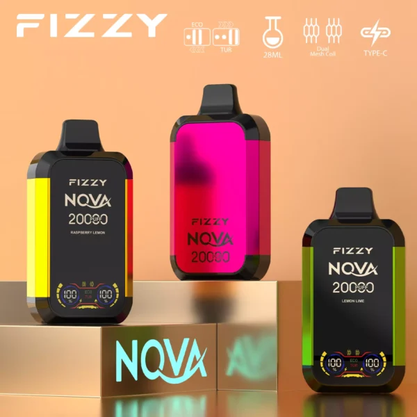 Fizzy Nova 20000 Puffs Dual Mesh 2% 5% Χαμηλής νικοτίνης επαναφορτιζόμενο στυλό μιας χρήσης Vapes Μαζική Αγορά Χονδρικής - AlsoVape - 1