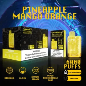 VAPEN Meta 6000 Puffs 2% 5% Vapes desechables recargables con bajo contenido de nicotina Compra a granel al por mayor - AlsoVape - 12