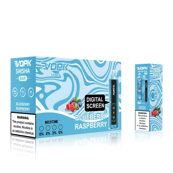 VOPK Shisha Bar 20000 Puffs 0% 2% 3% 5% Low Nicotine Rechargeable Disposable Vapes Pen Bulk Buy Wholesale - AlsoVape - 2