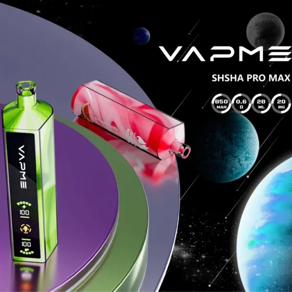 Vapme Shisha Pro Max 20000 Puffs 2% Pantalla LED baja en nicotina Vapes desechables recargables Pluma Compra a granel al por mayor - AlsoVape - 1