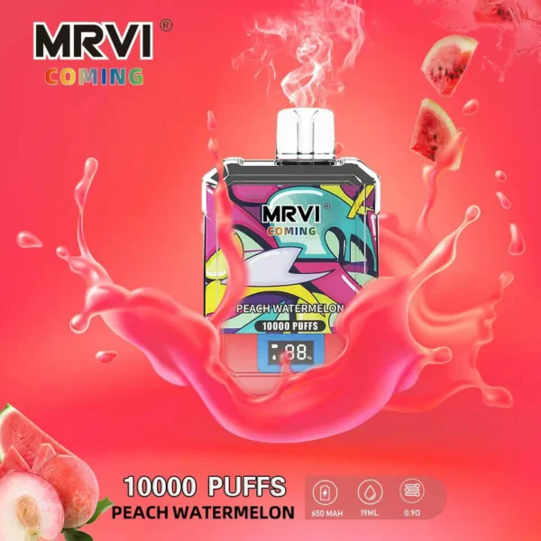 MRVI Coming 10000 Puffs Pantalla digital 2% 3% 5% Vapes desechables recargables con bajo contenido de nicotina Pluma Compra a granel al por mayor - AlsoVape - 2