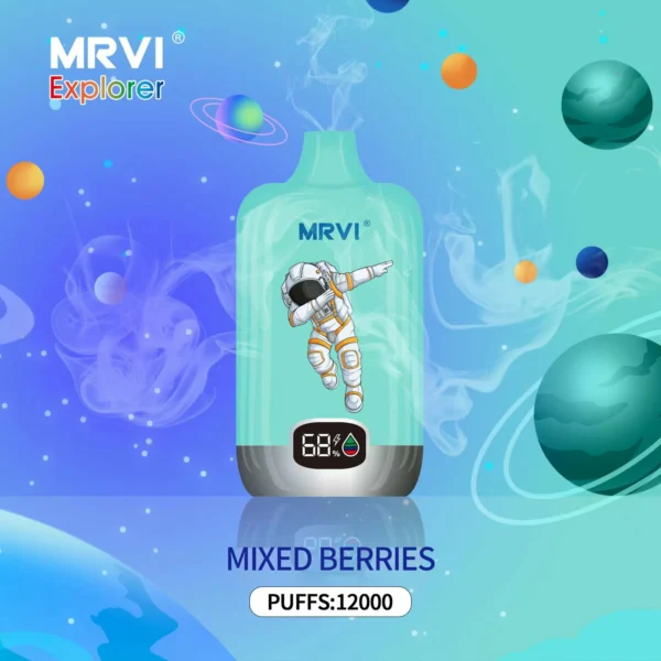 MRVI Explorer 12000 Puffs Digital Screen 2% 3% 5% Επαναφορτιζόμενη αναλώσιμη πένα χαμηλής περιεκτικότητας σε νικοτίνη Vapes Μαζική Αγορά Χονδρικής - AlsoVape - 4