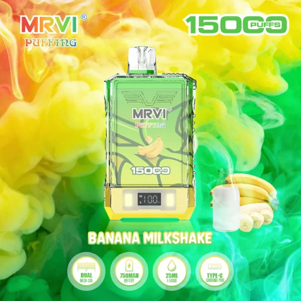 MRVI Puffing 15000 Puffs Dual Mesh Digital Screen 2% 5% Low Nicotine Rechargeable Disposable Vapes Pen Bulk Buy Wholesale - AlsoVape - 3