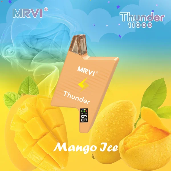 MRVI Thunder 11000 Puffs Pantalla digital 2% 3% 5% Vapes desechables recargables con bajo contenido de nicotina Pluma Compra a granel al por mayor - AlsoVape - 3