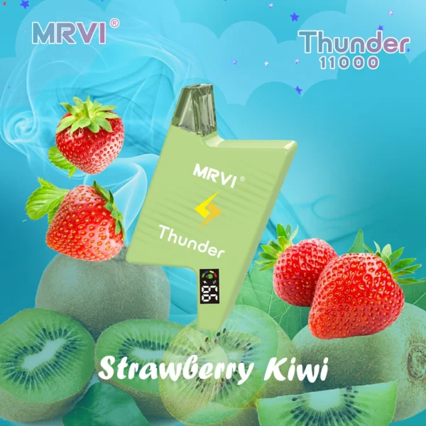 MRVI Thunder 11000 Puffs Pantalla digital 2% 3% 5% Vapes desechables recargables con bajo contenido de nicotina Pluma Compra a granel al por mayor - AlsoVape - 6