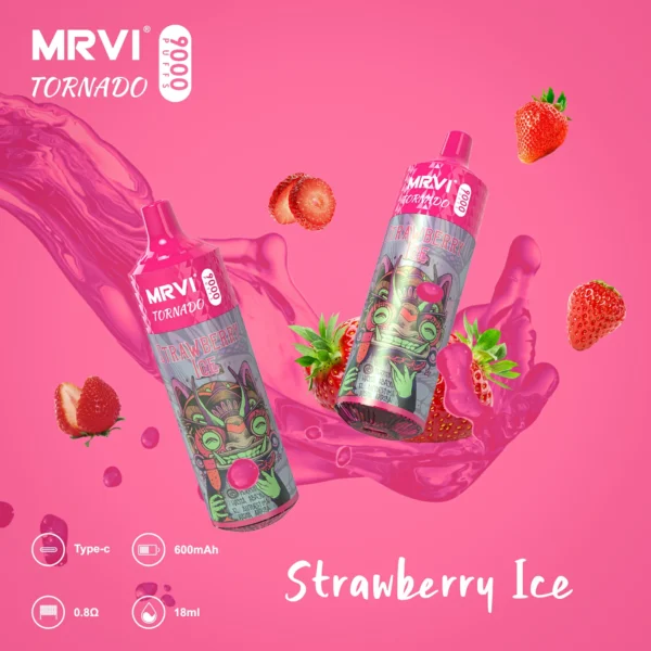 MRVI Tornado 9000 Puffs 2% 3% 5% Genopladelige engangsvapes med lav nikotinindhold Pen Bulk Køb Engros - OgsåVape - 6