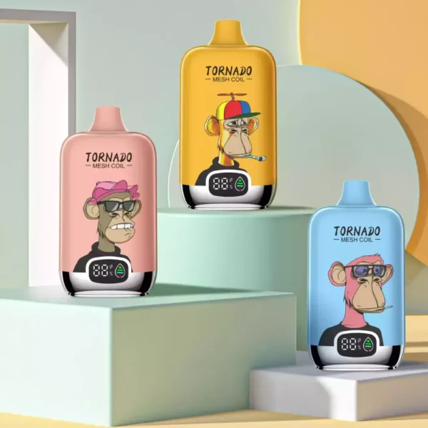 Tornado 12000 Puffs 2% Перезаряжаемые одноразовые вейпы-ручки с низким содержанием никотина, оптовая покупка оптом - AlwaysVape - 1