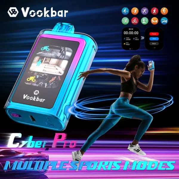 Vookbar Cyber ​​Pro 30000 Rookwolken Dual Mesh Touchscreen 0% 2% 3% 5% Oplaadbare wegwerpvapes-pen met laag nicotinegehalte Bulk Koop groothandel - AlsoVape - 12