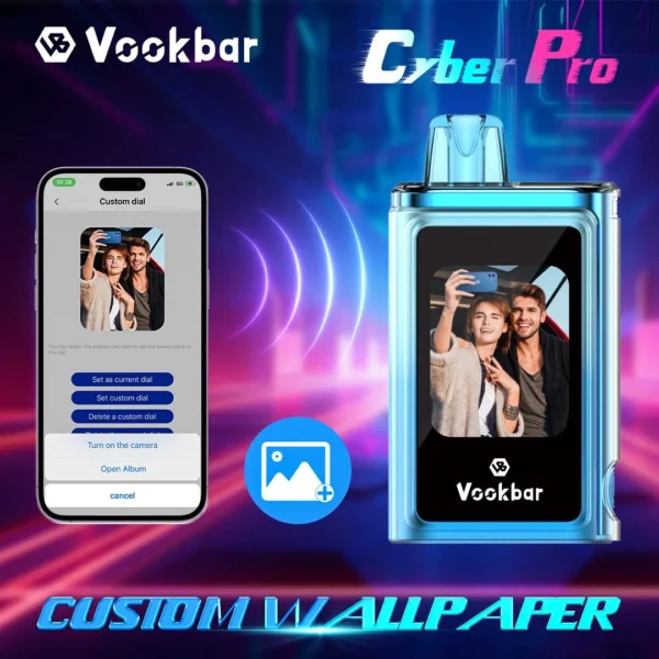 Vookbar Cyber ​​Pro 30000 Rookwolken Dual Mesh Touchscreen 0% 2% 3% 5% Oplaadbare wegwerpvapes-pen met laag nicotinegehalte Bulk Koop groothandel - AlsoVape - 11
