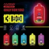 AIVONO AIM FREAK 13000 Puffs Tela Digital 0% 2% 3% 5% Baixa Nicotina Recarregável Vapes Descartáveis ​​Pen Bulk Comprar Atacado