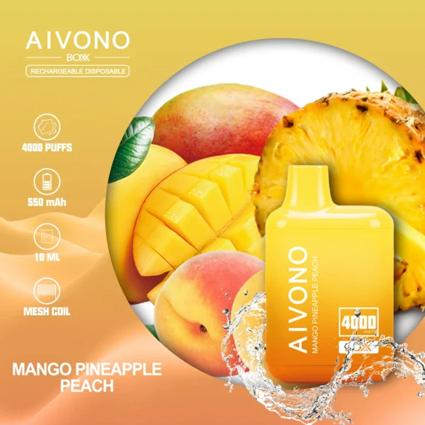 AIVONO AIM BOXX 4000 Puffs 0% 2% 5% Аккумуляторная одноразовая ручка для электронных сигарет с низким содержанием никотина, оптовая покупка оптом - AlwaysVape - 15