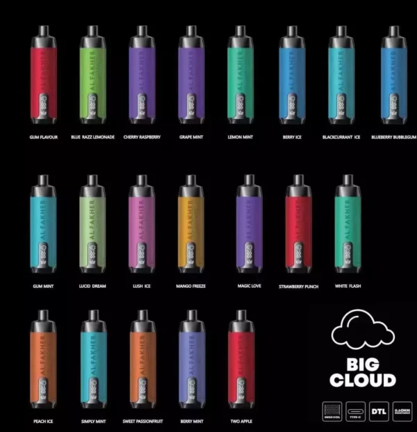 Al Fakher Crown Bar Pro 8000 Puffs Pantalla LED Vapes desechables recargables con bajo contenido de nicotina Pluma Compra a granel - Stock en almacén europeo - AlsoVape - 1
