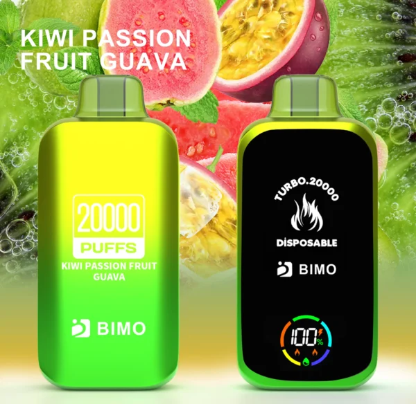 BIMO Turbo 20000 Puffs Full Screen 0% 2% 5% Nízkonikotinové dobíjecí jednorázové vapky Pen Hromadně Koupit velkoobchod – AlsoVape – 6