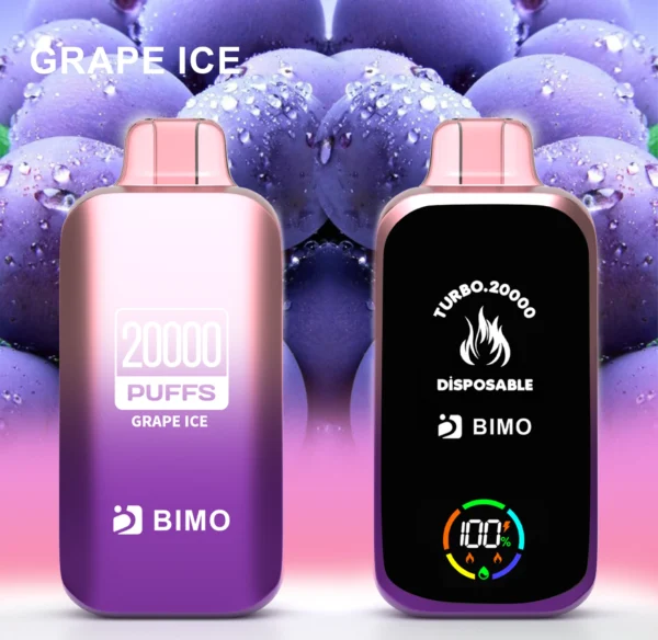 BIMO Turbo 20000 Puffs Full Screen 0% 2% 5% Nízkonikotinové dobíjecí jednorázové vapky Pen Hromadně Koupit velkoobchod – AlsoVape – 5