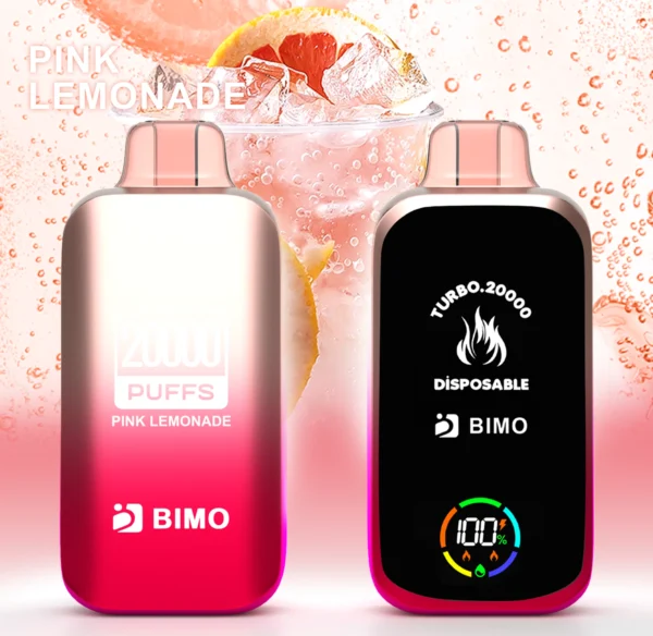 BIMO Turbo 20000 Puffs Celá obrazovka 0% 2% 5% Nízkonikotinové dobíjecí jednorázové vapky Pen Hromadně Koupit velkoobchod – AlsoVape – 4
