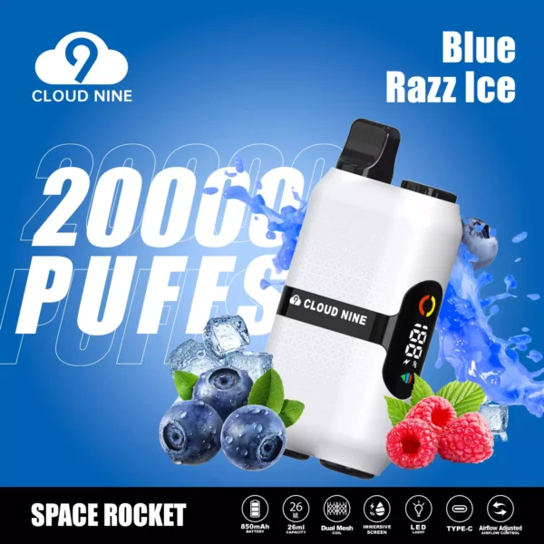 CLOUD NINE D33 20000 Puffs Écran immersif à double maille 5% Stylo à vape jetable rechargeable à faible teneur en nicotine en vrac Acheter en gros - AlsoVape - 2