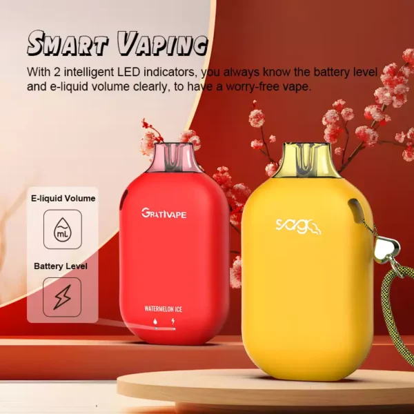 Grativape Boom 9000 Puffs 0% 2% 3% 5% Επαναφορτιζόμενη αναλώσιμη στυλό χαμηλής περιεκτικότητας σε νικοτίνη Vapes Μαζική Αγορά Χονδρικής - AlsoVape - 4