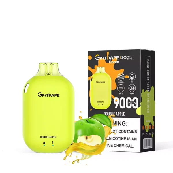 Grativape Boom 9000 Puffs 0% 2% 3% 5% Επαναφορτιζόμενη μίας χρήσης στυλό Vapes χαμηλής περιεκτικότητας σε νικοτίνη Μαζική Αγορά χονδρικής - AlsoVape - 5