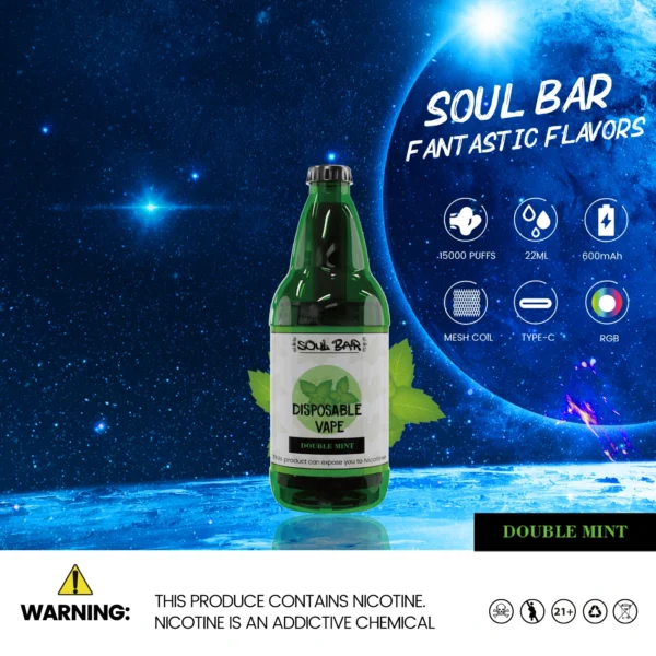 SFOG SOUL BAR 15000 Puffs RGB 5% Genopladelige engangsvapes med lav nikotinindhold Pen Bulk Køb Engros - AlsoVape - 12